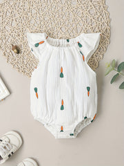 Cute Baby Girl Onesies Assorted Fly Sleeve Designs