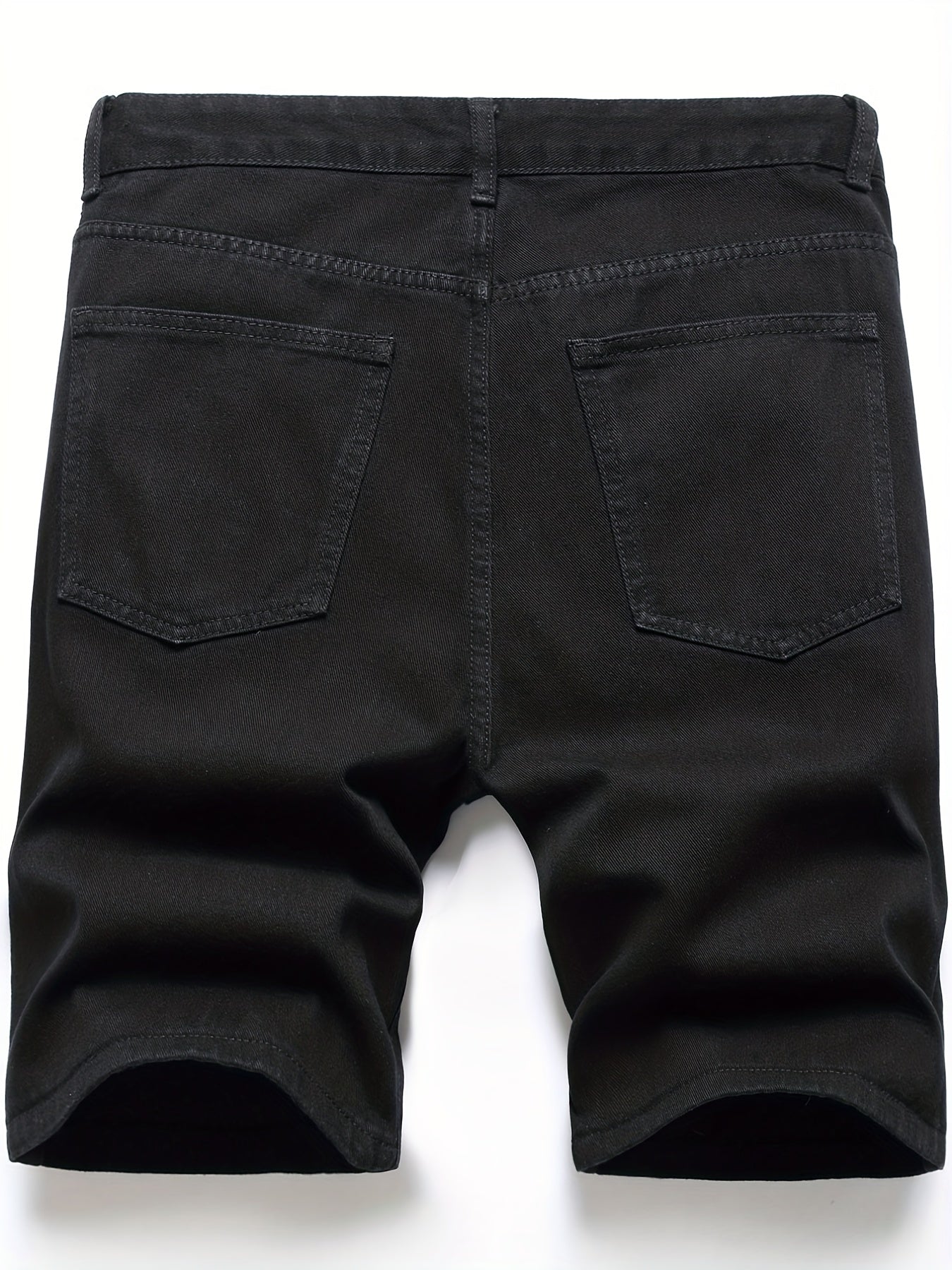 Men's Cotton Distressed Denim Shorts - Summer Street Style
