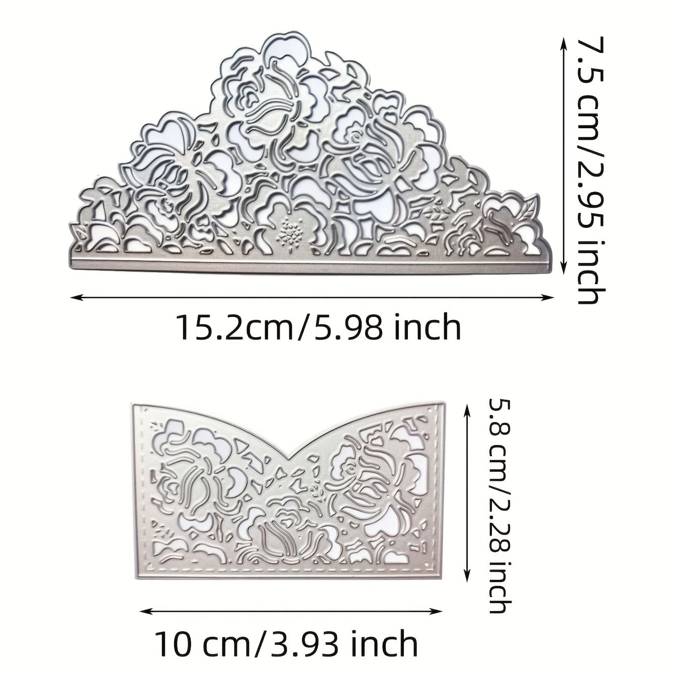 Rose Pattern Die Cuts Metal Die Cuts For DIY Craft