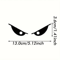 Reflective Evil Eyes Halloween Stickers for Moto Helmets & Car Rearview Mirrors