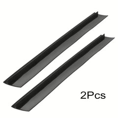 2pcs Silicone Stove Gap Cover Heat Resistant Kitchen Countertop Filler