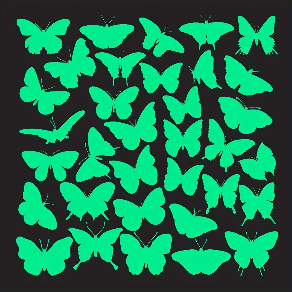 Glow In The Dark Butterfly Wall Stickers for Girls' Room
