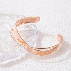 Geometric Irregular Bangle Bracelet Punk Style Alloy Hand Jewelry