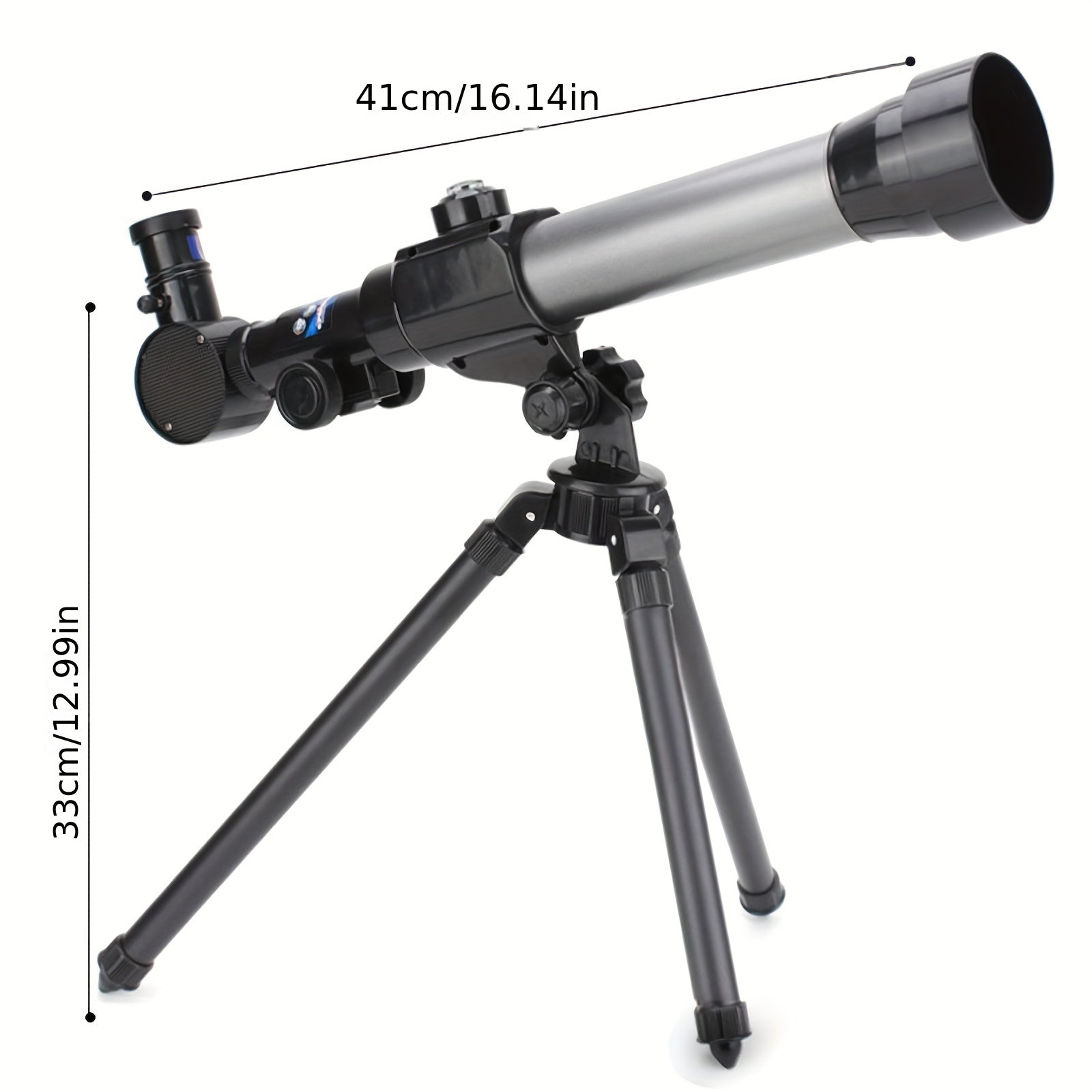 Retractable Telescope with Rotatable Bracket & Compass