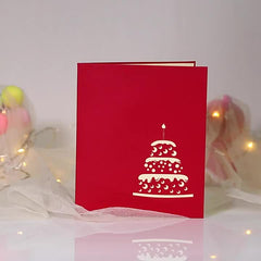 3D Birthday Music Greeting Card Hand Carved Perfect Gift for Holidays