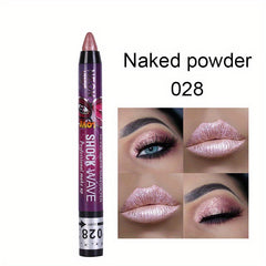 Eyeshadow Stick Lip Pencil 2 In 1 Smudge Proof Matte Sparkle