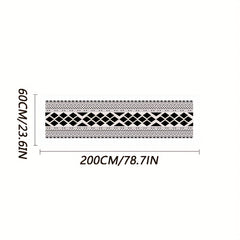 Nordic Minimalist Long Hallway Rug Kitchen Mat Absorbent Bath Mat