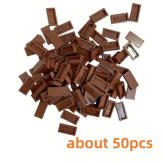 ABS Plastic 1x2 Light Plate Bricks Mixed Building Blocks DIY Education Toy Parts