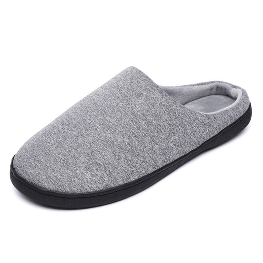 Men's Memory Foam Plush Lining Slippers Winter Comfort