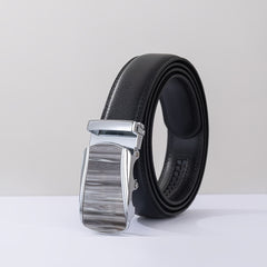 Men's PU Leather Belt with Automatic Buckle