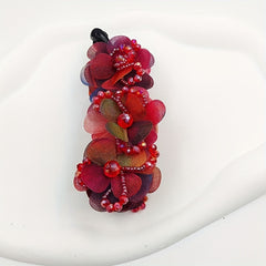 Rhinestone Flower Hair Claw Clip for Women Girls