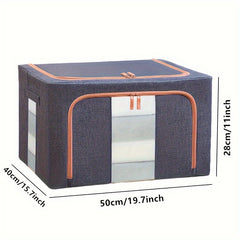 2pcs 55L Storage Box Home Decor Kitchen Bathroom Bedroom Decor