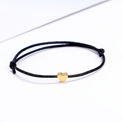 Adjustable Heart Charm Bracelet for Women Girls