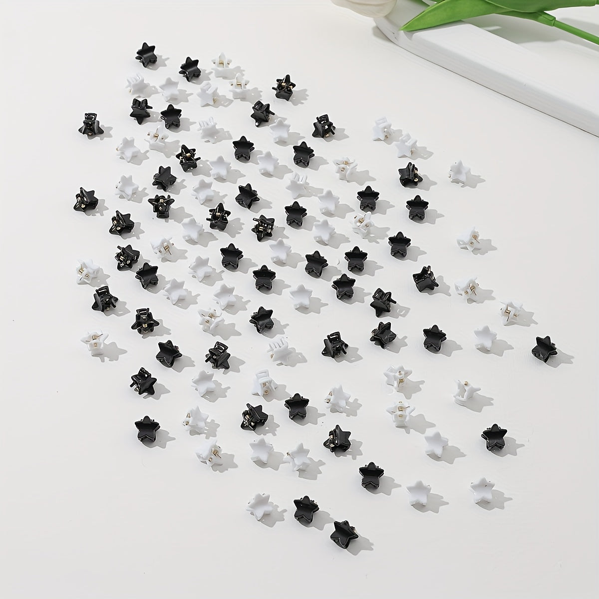100pcs Mini Star Shaped Hair Claw for Women Girls Hair Clip