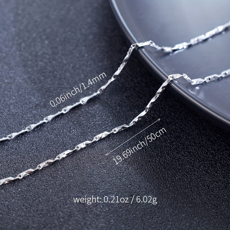 S925 Men's Hip Hop Sterling Silver Necklace Chain Variety