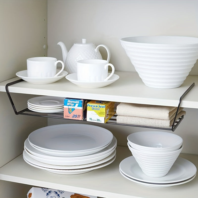 Kitchen Storage Rack Under Cabinet Organizer Shelf
