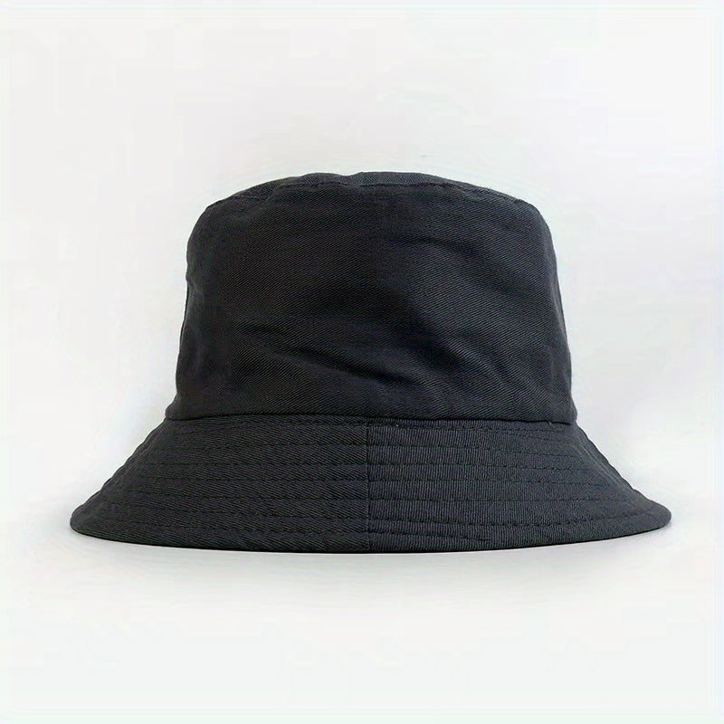 Double-Sided Sunshade Bucket Hat Outdoor Solid