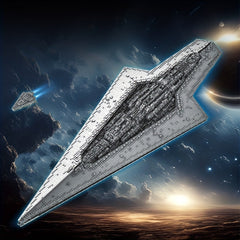 7550pcs Large Spaceship Puzzles Building Blocks Toy Model Gift