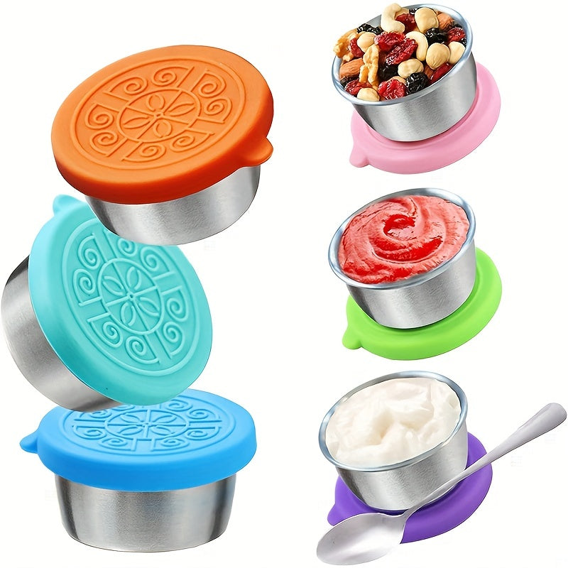 6pcs Salad Dressing Containers To Go 1 7oz Small Condiment Containers