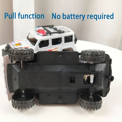 Kids Plastic Pull String Off Road Toy Car Model