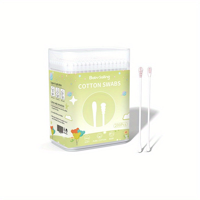 Baby Double Headed Cotton Swab 200pcs Box