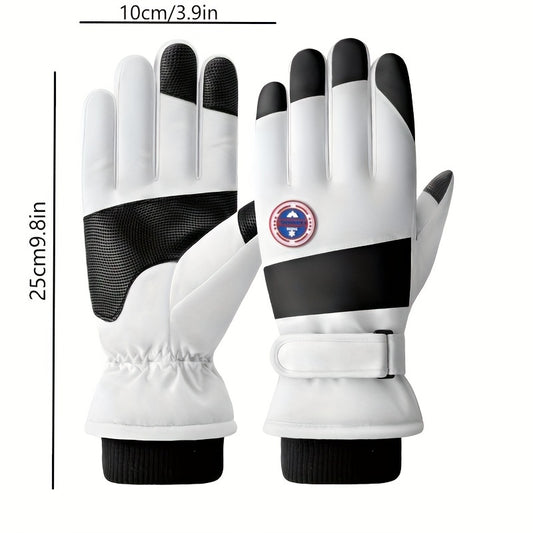 Winter Skiing Gloves Anti-skid Windproof Warm Sports Gloves