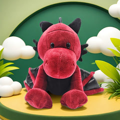 Fire Dragon Plush Toy for Kids - Holiday Gift