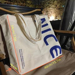 Large Canvas Storage Bag for Outdoor Travel