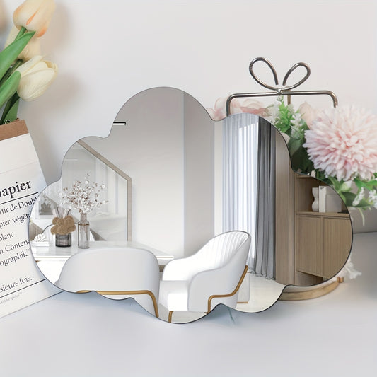 Cloud Plastic Mirror Wall Sticker for Kids Rooms