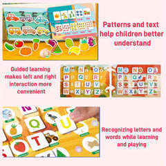 Interactive Quiet Book for Toddlers Educational Sensory Learning Activity Toy