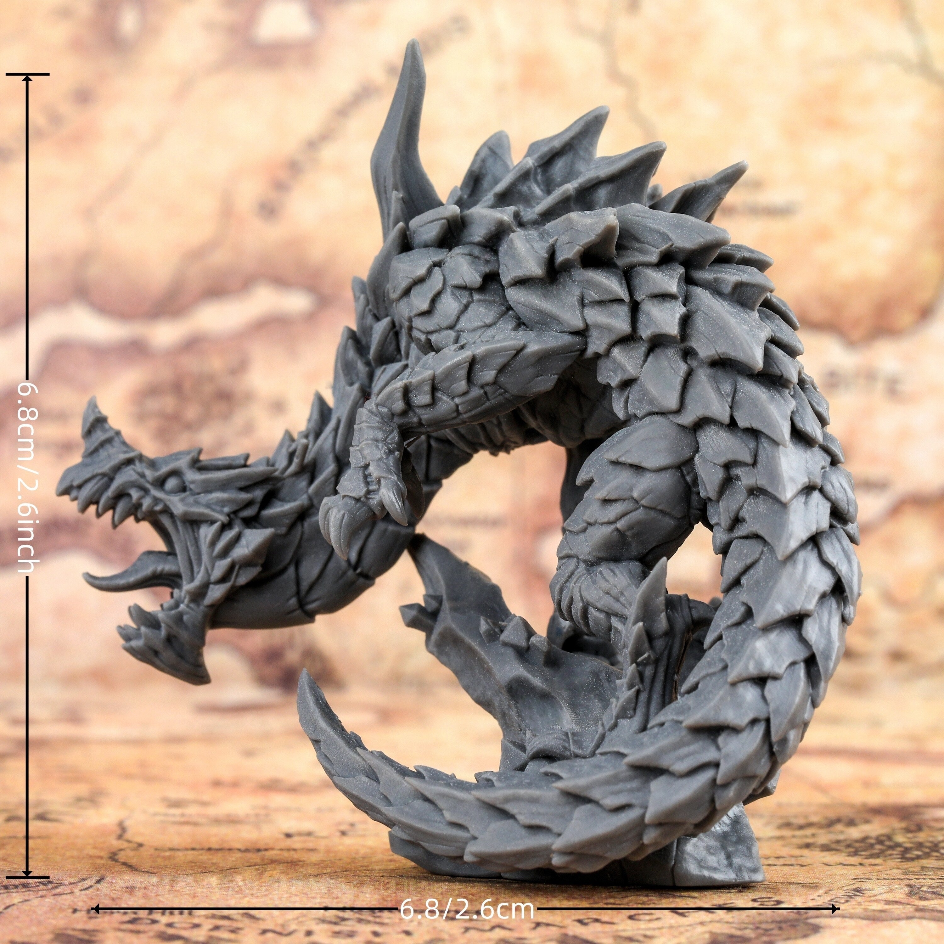 Perfect Depths Dragon RPG Miniatures for Board Game
