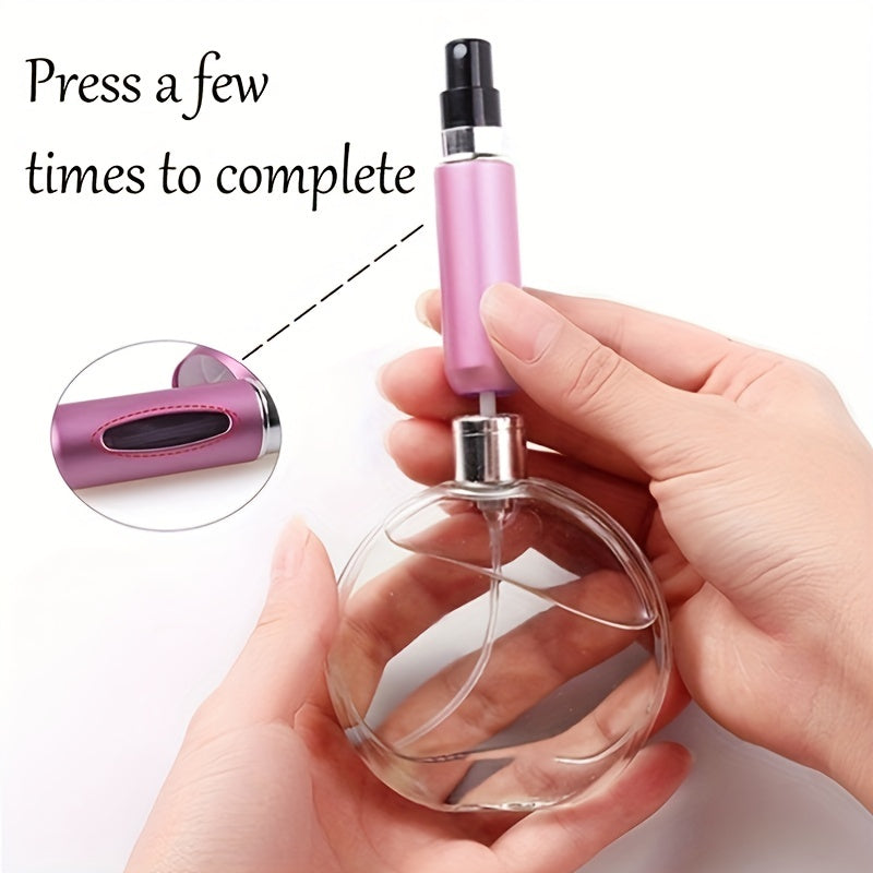 5ml Travel Perfume Spray Bottle Mini Pump Atomizer for On the Go Fragrance