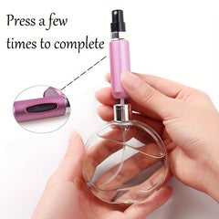 5ml Travel Perfume Spray Bottle Mini Pump Atomizer for On the Go Fragrance