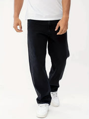 Men's Wide Leg Jeans Street Style Denim Pants