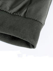 Men's Casual Army Green Button Up Jacket