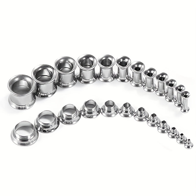 Men's Double Flared Ear Gauges Earrings