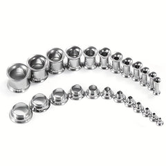 Men's Double Flared Ear Gauges Earrings
