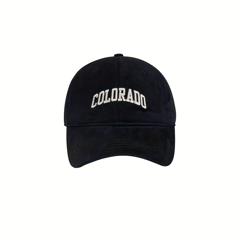 Wool Embroidery Alphabet Baseball Cap - American Retro Cap