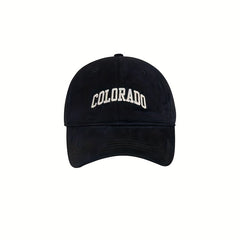 Wool Embroidery Alphabet Baseball Cap - American Retro Cap