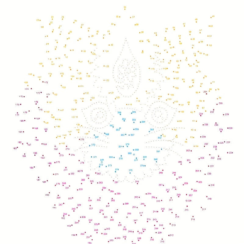 Relaxing Dot to Dot for Adults with 10,000 Challenges
