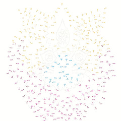 Relaxing Dot to Dot for Adults with 10,000 Challenges