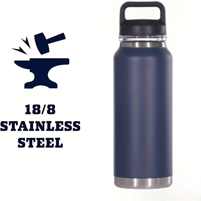 Stainless Steel Insulated Water Bottle 36oz - Thermal Cup for Hot & Cold Drinks