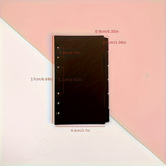 6pcs A6 Plastic Binder Index Divider