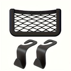 Car Mobile Phone Bag Storage Mesh Rack Car Debris Storage