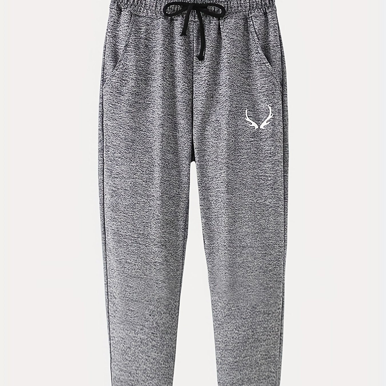 Stylish Deer Print Boys Casual Soft Comfortable Long Pants For Spring And Autumn