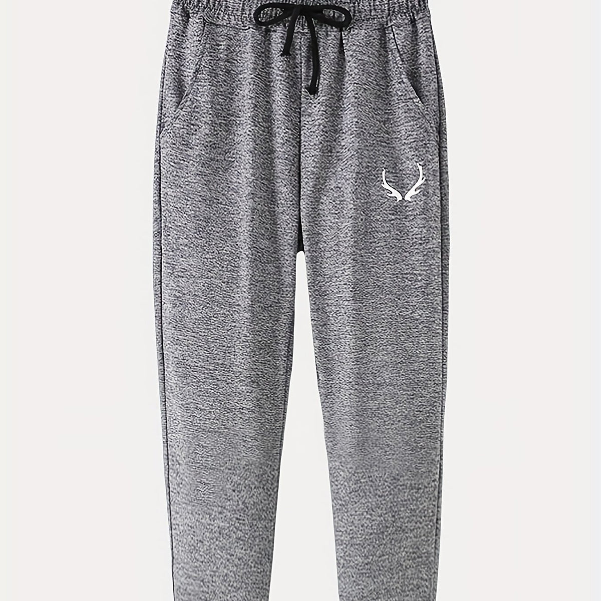 Stylish Deer Print Boys Casual Soft Comfortable Long Pants For Spring And Autumn