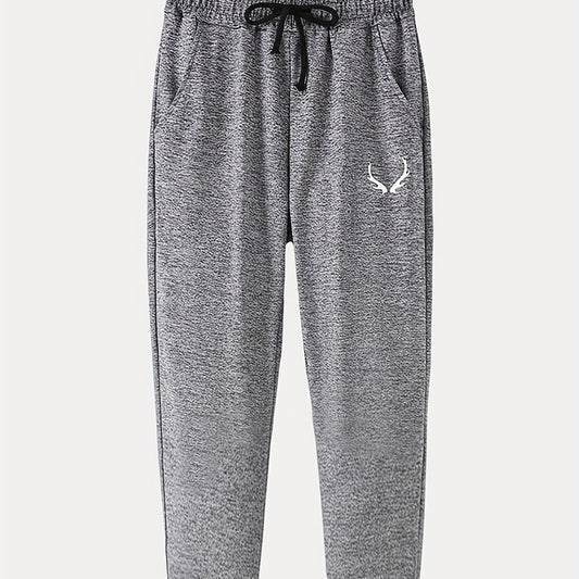 Stylish Deer Print Boys Casual Soft Comfortable Long Pants For Spring And Autumn