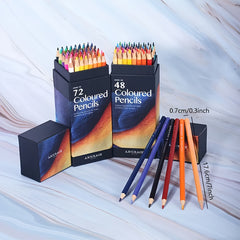 72 Professional Colored Pencils Set