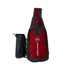 Casual Crossbody Backpack with Water Bottle Holder