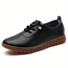 Women's Casual Lace Up Loafers Soft Sole Comfortable Work Shoes